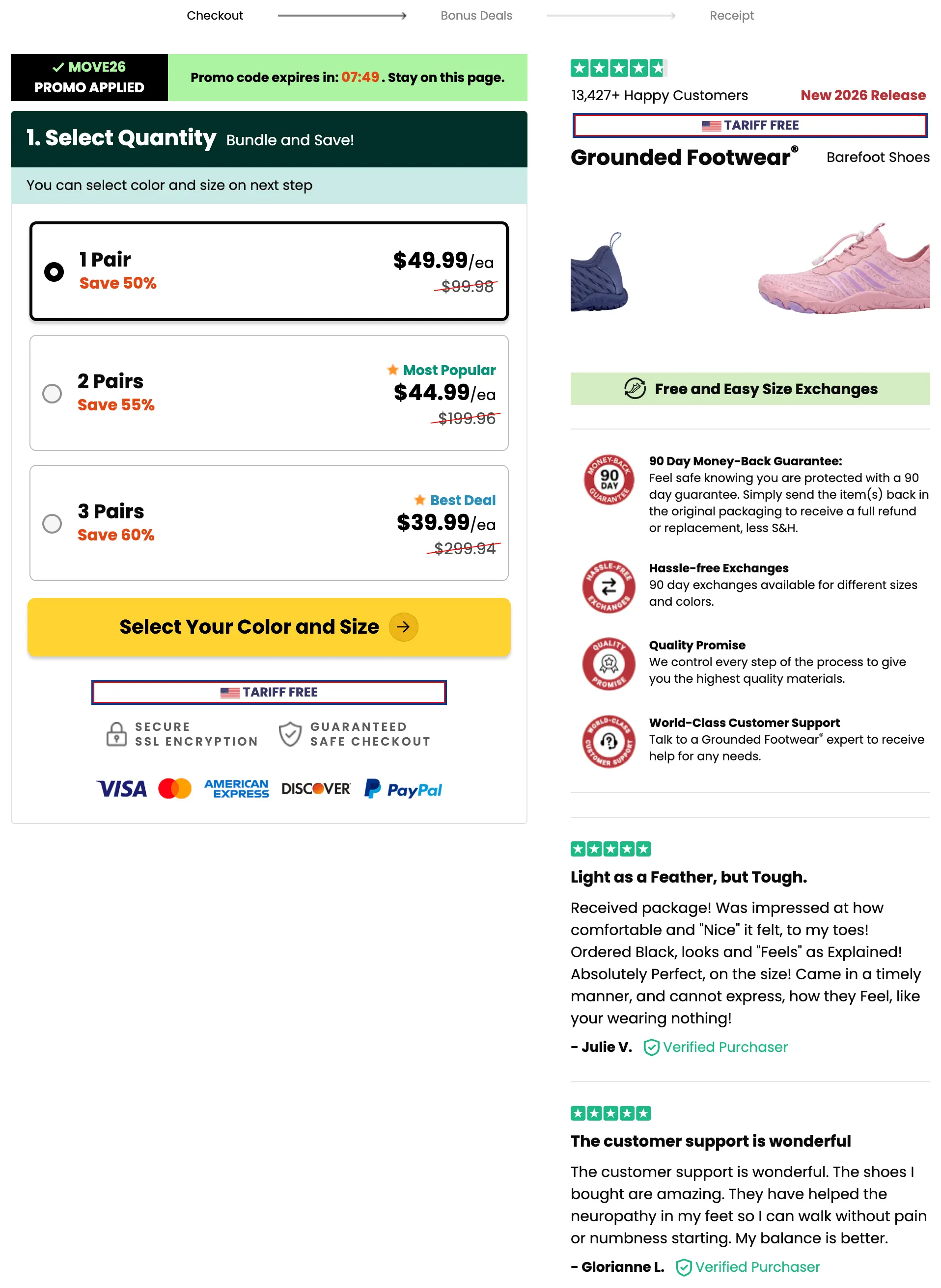 Grounded Footwear Barefoot Shoes Official 100% Secure checkout page